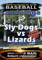 Marl Sly Dogs - Jugend-Team 5. Heimspieltag - Letzter Heimspieltag 2017